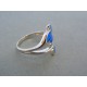 Strieborný dámsky prsteň opál DPS59522 925/1000 5.22g