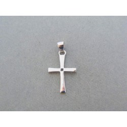 Strieborný prívesok krížik bez vzoru DIKS073 925/1000 0.73g