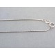 Zlatá dámska retiazka biele zlato  jemný vzor DR455163B 14 karátov 585/1000 1.63g
