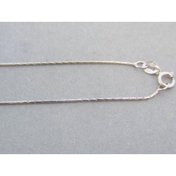 Zlatá dámska retiazka biele zlato  jemný vzor DR455163B 14 karátov 585/1000 1.63g