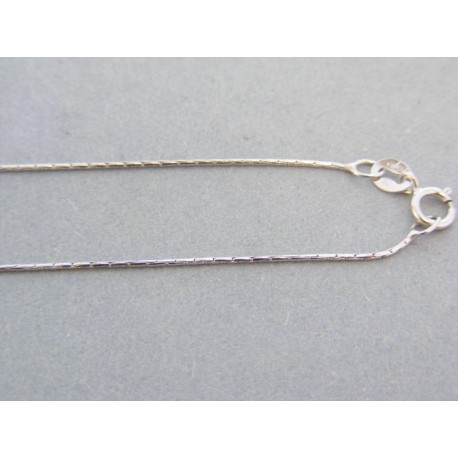 Zlatá dámska retiazka biele zlato  jemný vzor DR455163B 14 karátov 585/1000 1.63g