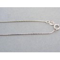 Zlatá dámska retiazka biele zlato  jemný vzor DR455163B 14 karátov 585/1000 1.63g