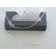 Zlatá dámska retiazka biele zlato  jemný vzor DR455163B 14 karátov 585/1000 1.63g