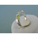 Strieborný dámsky prsteň farebné zirkóny DPS57358 925/1000 3.58g