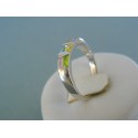Strieborný dámsky prsteň farebné zirkóny DPS57358 925/1000 3.58g