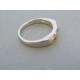 Strieborný dámsky prsteň farebné zirkóny DPS57358 925/1000 3.58g