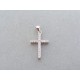 Strieborný prívesok krížik kamienky DIKS094 925/1000 0.94g