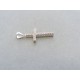 Strieborný prívesok krížik kamienky DIKS094 925/1000 0.94g