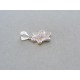 Strieborný prívesok kvet kamienky VIS127 925/1000 1.27g