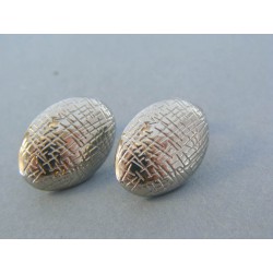 Dámske náušnice ch. oceľ vzorované DAO670 316L  6.70g