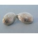 Dámske náušnice ch. oceľ vzorované DAO670 316L  6.70g
