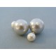 Strieborné dámske náušnice napichovačky perla DAS488 925/1000 4.88g