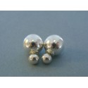 Strieborné dámske náušnice napichovačky perla VAS462 925/1000 4.62g