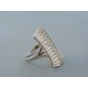 Strieborný dámsky prsteň kamienky zirkónu DPS54463 925/1000 4.63g