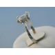 Strieborný dámsky prsteň priehľadný kamienok DPS58358 925/1000 3.58g