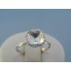 Strieborný dámsky prteň priehľadné kamienky VDPS55173 925/1000 1.73g