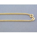 Zlatá retiazka žlté zlato vzor pancier DR50319Z 14 karátov 585/1000 3.19g