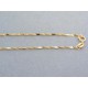 Zlatá retiazka žlté zlato točený vzor s platničkami DR50142Z 14 karátov 585/1000 1.42g