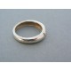 Strieborný dámsky prsteň hladký kamienky DPS54367 925/1000 3.67g