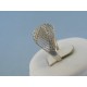 Strieborný dámsky prsteň číre zirkóny vzorovaný DPS55205 925/1000 2.05g