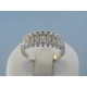 Strieborný dámsky prsteň kamienky zirkónu DPS60428 925/1000 4.28g