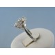 Strieborný dámsky prsteň priehľadné zirkóny DPS57350 925/1000 3.50g