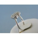 Strieborný dámsky prsteň číre zirkóny DPS56226 925/1000 2.26g