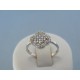 Strieborný dámsky prsteň číre zirkóny DPS56226 925/1000 2.26g