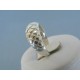 Strieborný dámsky prsteň vzorovaný DPS57562 925/1000 5.62g