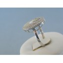 Strieborný dámsky prsteň v oválnom tvare zirkóny DPS56209 925/1000 2.09g