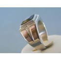 Pánsky prsteň ch. oceľ kameň DPO621698 316L 16.98g