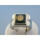 Pánsky prsteň ch. oceľ kameň DPO621698 316L 16.98g