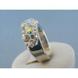 Dámsky prsteň ch. oceľ kamienky swarovského DPO571192 316L 11.92g