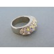 Dámsky prsteň ch. oceľ kamienky swarovského DPO571192 316L 11.92g
