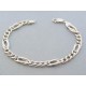 Strieborný náramok vzor figáro VNS21780 925/1000 7.80g