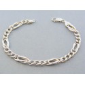 Strieborný náramok vzor figáro VNS21780 925/1000 7.80g