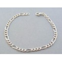 Strieborný náramok vzor figáro VNS20575 925/1000 5.75g
