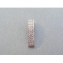 Strieborný dámsky prívesok posiaty kamienkami VIS140 925/1000 1.40g