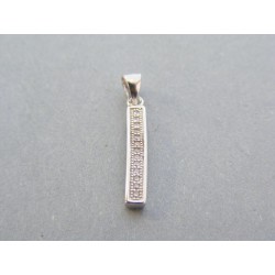 Strieborný dámsky prívesok číre zirkóny VDIS116 925/1000 1.16g