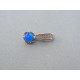 Strieborný prívesok dámsky pekný modrý opál VIS141 925/1000 1.41g