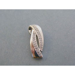 Strieborný dámsky prívesok kamienky VIS155 925/1000 1.55g