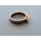 Strieborný dámsky prsteň keramika kamienky DPS54470 925/1000 4.70g