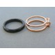 Strieborný dámsky prsteň keramika kamienky DPS54470 925/1000 4.70g