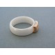 Strieborný dámsky prsteň kamienky keramika DPS52466 925/1000 4.66g