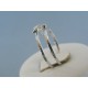 Strieborný dámsky prsteň keramika kamienky DPS57458 925/1000 4.58g