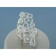 Strieborný dámsky prsteň vyrezávany vzor DPS52369 925/1000 3.69g