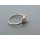 Strieborný dámsky prsteň male kamienky DPS57299 925/1000 2.99g