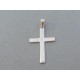 Strieborný prívesok krížik hladký povrch DIKS162 925/1000 1.62g