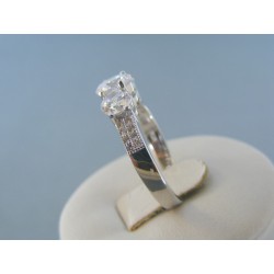 Strieborný dámsky prsteň číre zirkóny VPS57381 925/1000 3.81g