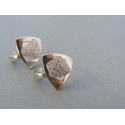 Strieborné dámske náušnice jemné kamienky VAS334 925/1000 3.34g